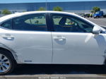 2015 Lexus Es 300h Hybrid White vin: JTHBW1GG4F2099871