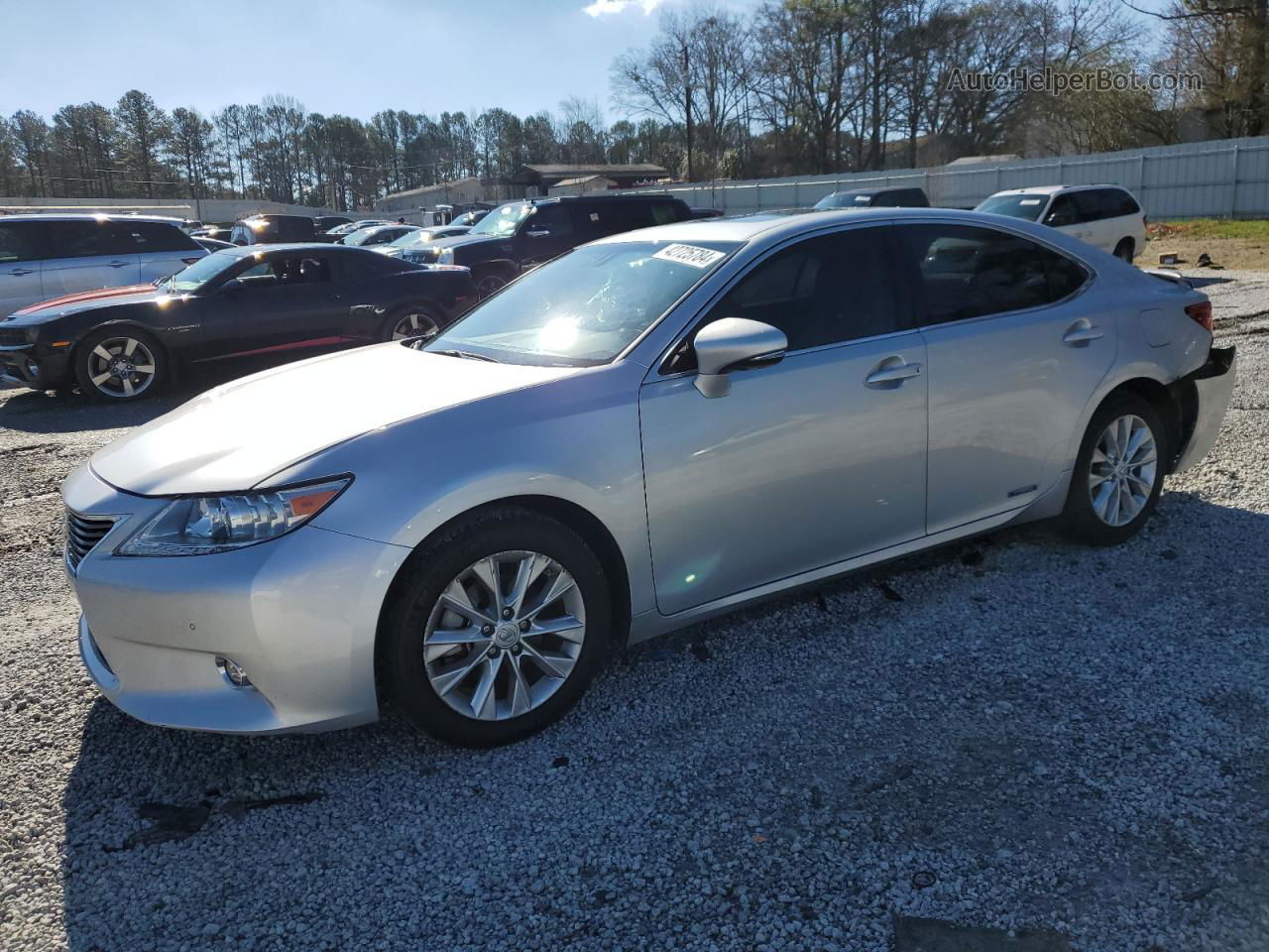 2015 Lexus Es 300h Серебряный vin: JTHBW1GG4F2099904