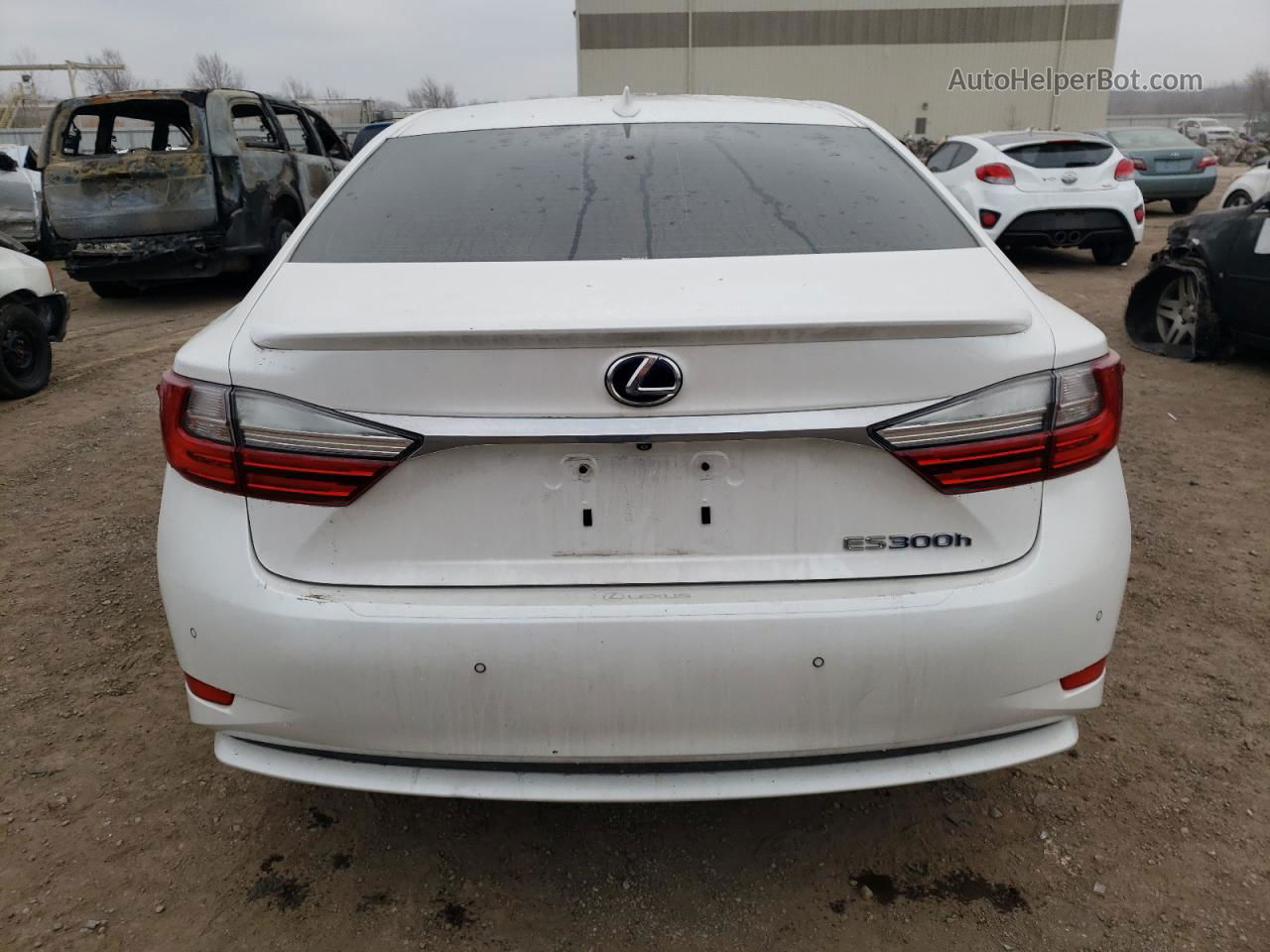 2016 Lexus Es 300h White vin: JTHBW1GG4G2119554