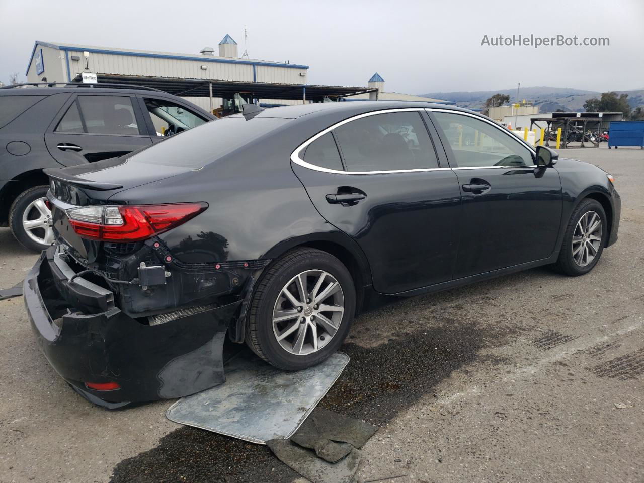 2017 Lexus Es 300h Black vin: JTHBW1GG4H2146156