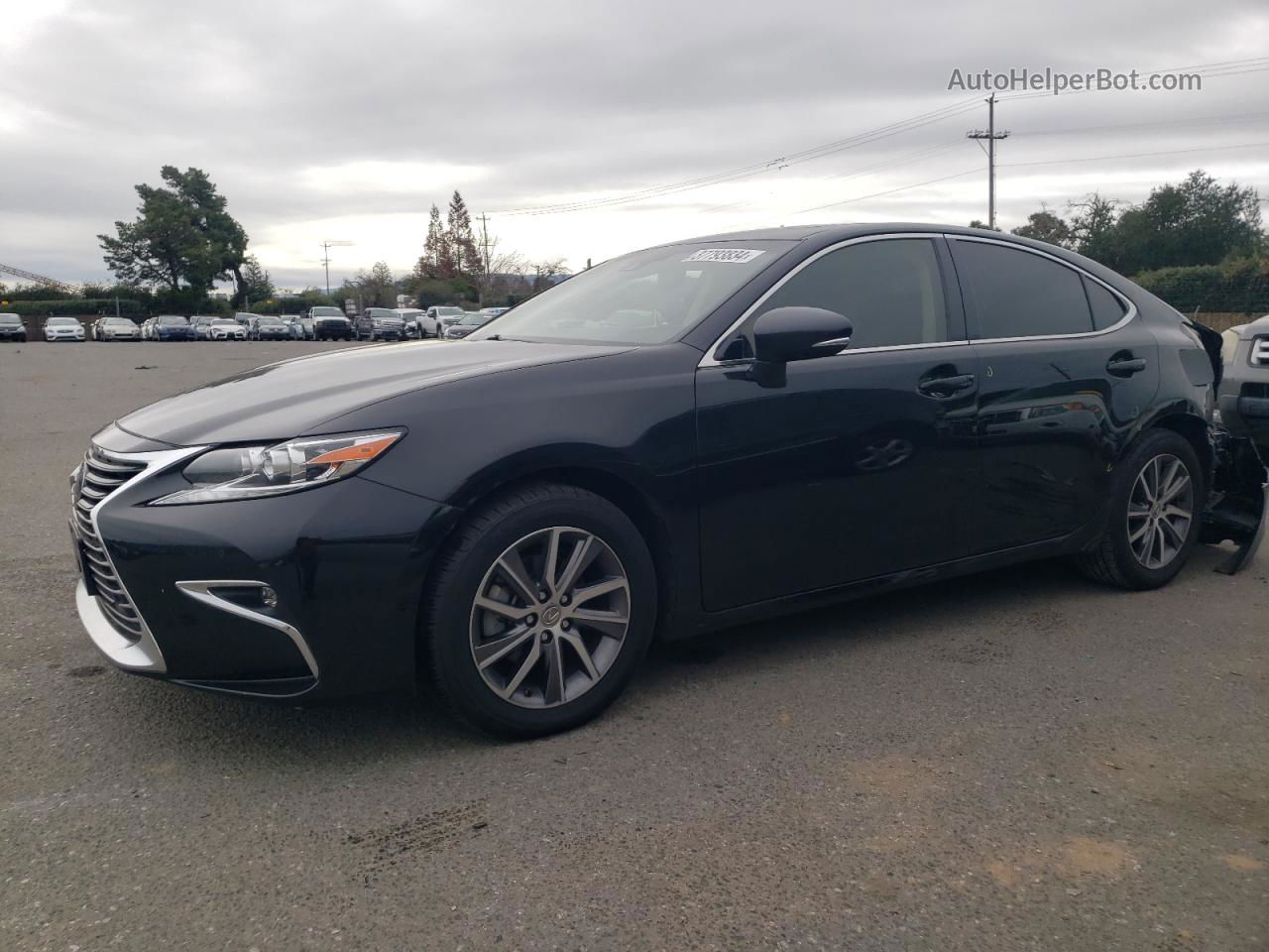 2017 Lexus Es 300h Black vin: JTHBW1GG4H2146156