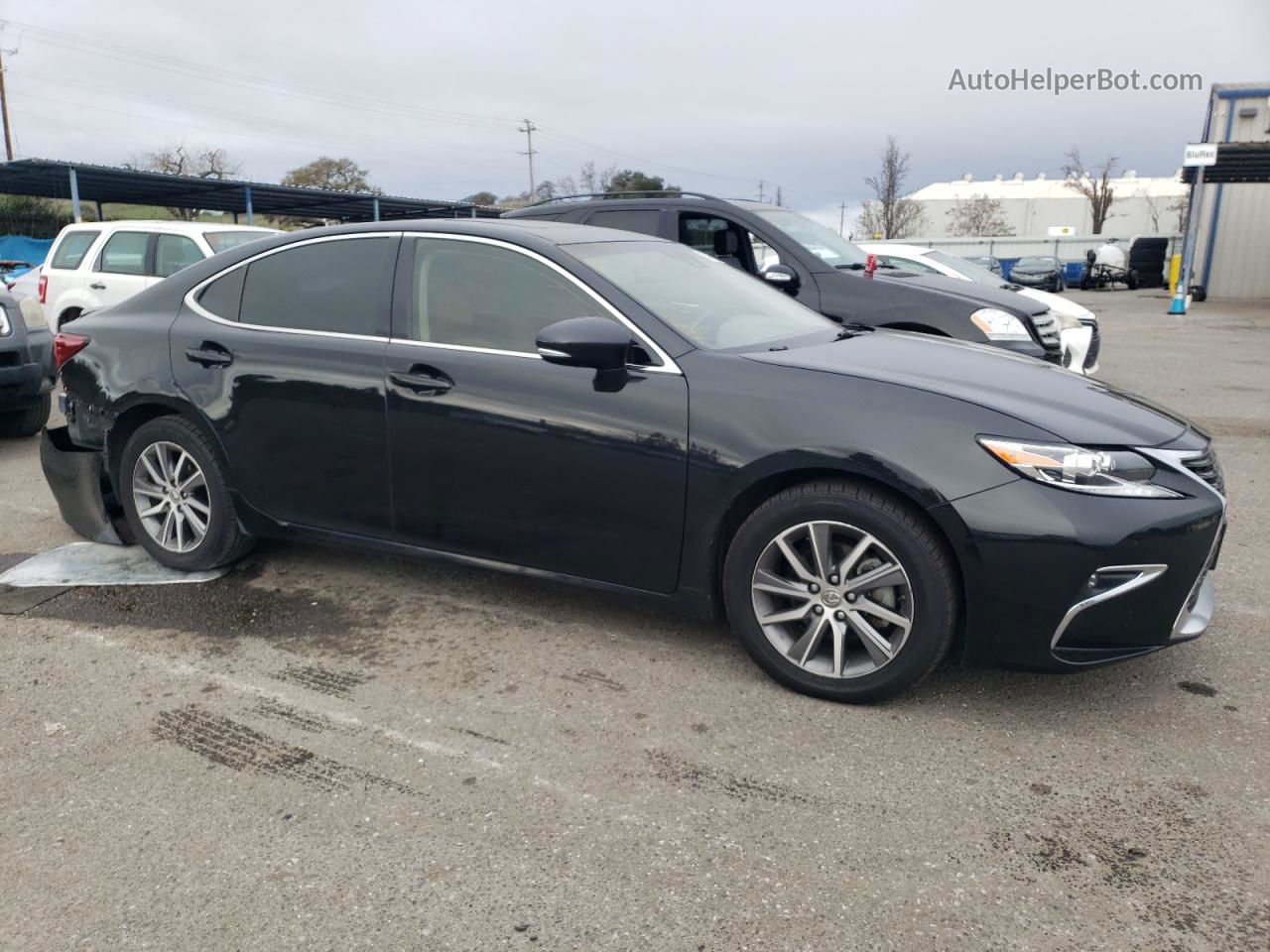 2017 Lexus Es 300h Black vin: JTHBW1GG4H2146156