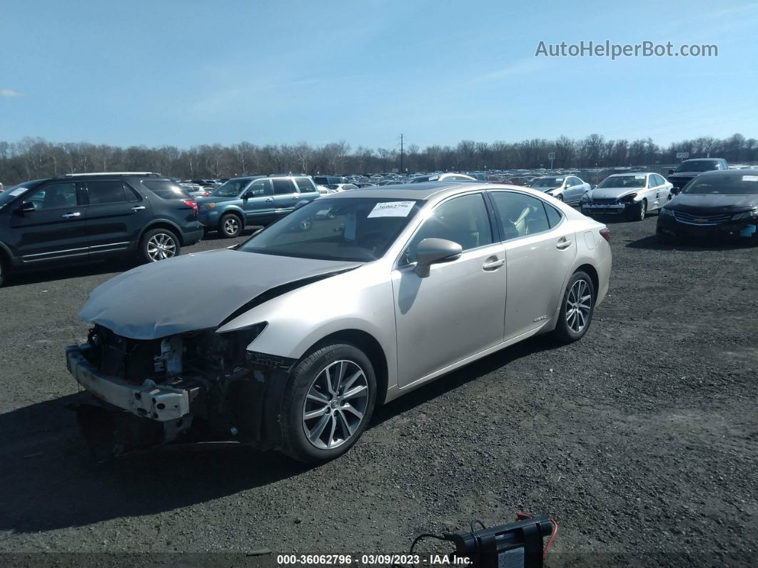 2017 Lexus Es 300h Золотой vin: JTHBW1GG4H2150353