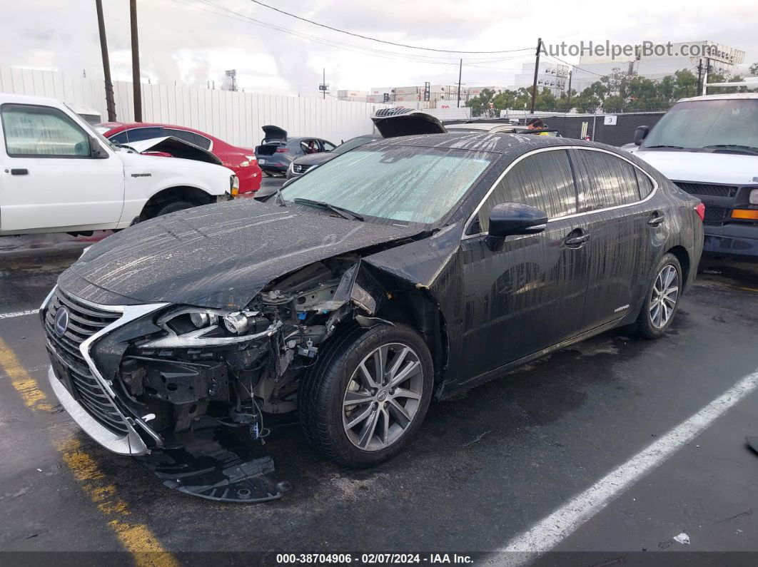 2017 Lexus Es 300h   Black vin: JTHBW1GG4H2153012