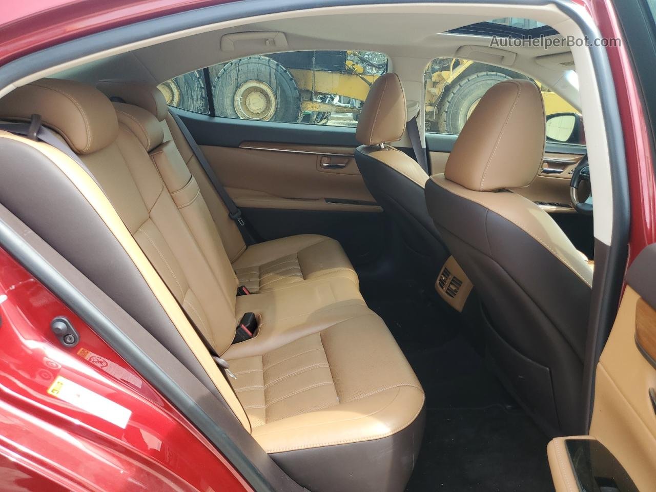 2017 Lexus Es 300h Red vin: JTHBW1GG4H2155830