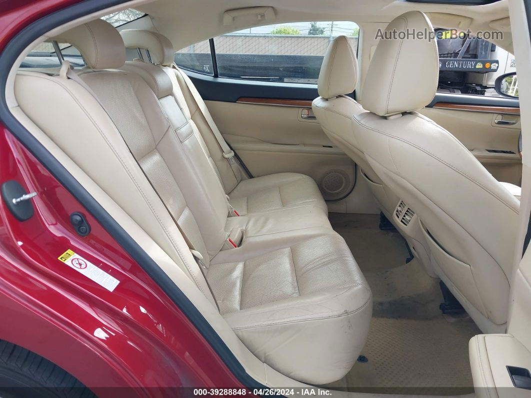 2013 Lexus Es 300h   Red vin: JTHBW1GG5D2004098