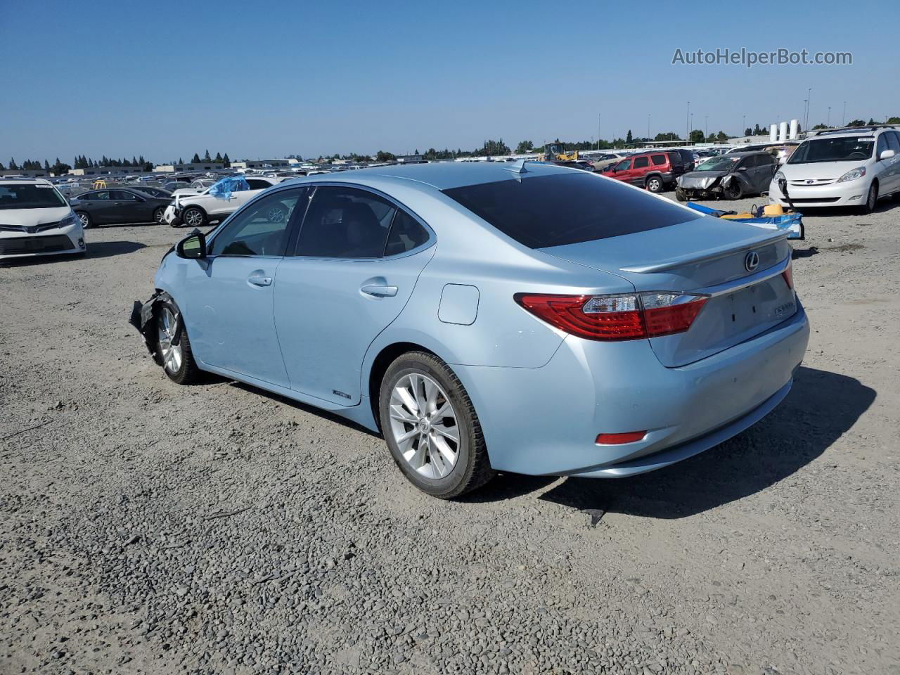 2013 Lexus Es 300h Turquoise vin: JTHBW1GG5D2007969