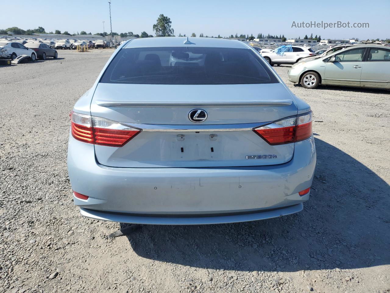 2013 Lexus Es 300h Turquoise vin: JTHBW1GG5D2007969