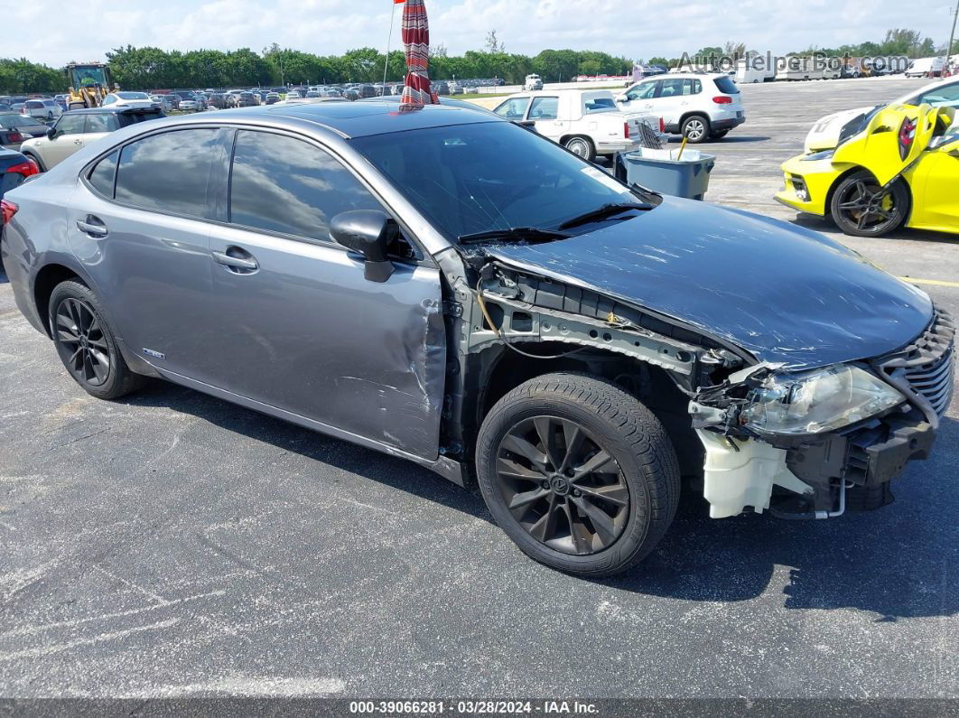 2013 Lexus Es 300h   Gray vin: JTHBW1GG5D2013433