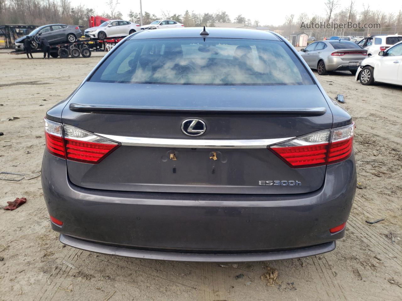 2013 Lexus Es 300h Gray vin: JTHBW1GG5D2015540