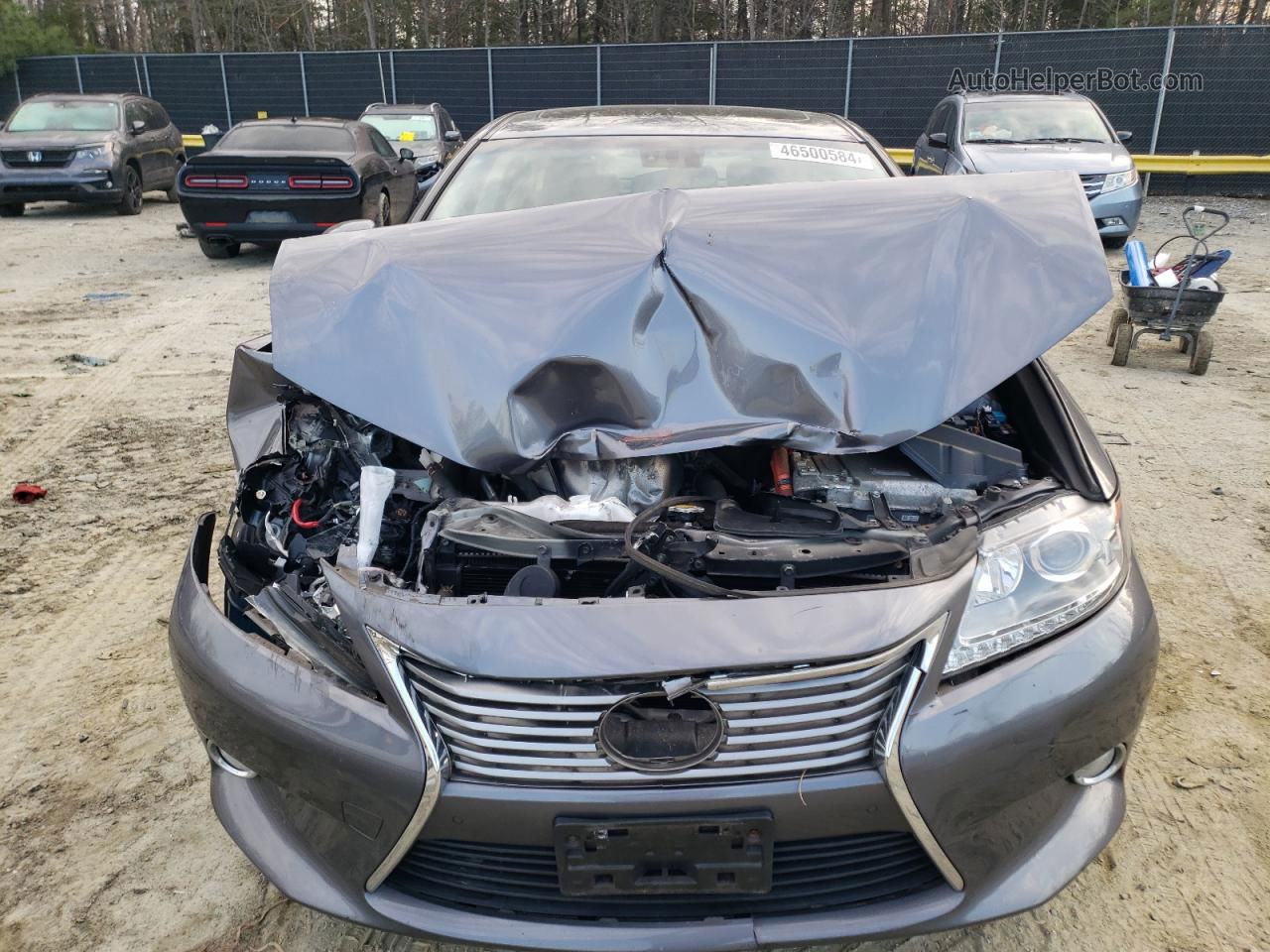 2013 Lexus Es 300h Серый vin: JTHBW1GG5D2015540