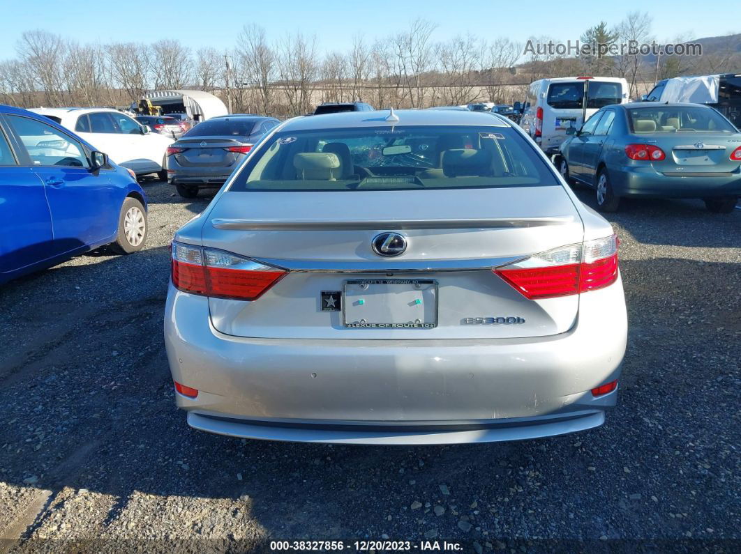 2013 Lexus Es 300h   Серебряный vin: JTHBW1GG5D2024755