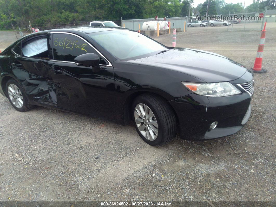 2013 Lexus Es 300h Hybrid Black vin: JTHBW1GG5D2027283