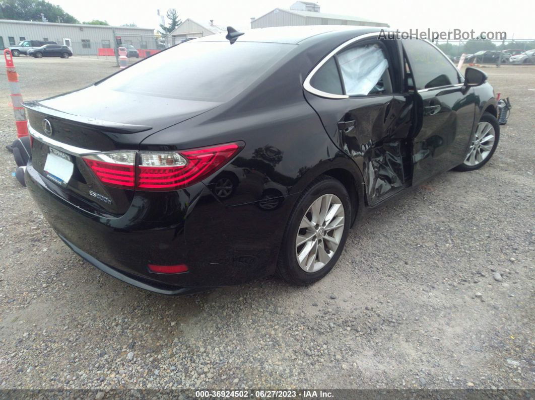 2013 Lexus Es 300h Hybrid Black vin: JTHBW1GG5D2027283