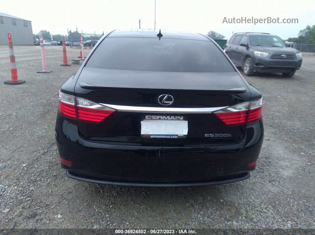 2013 Lexus Es 300h Hybrid Black vin: JTHBW1GG5D2027283