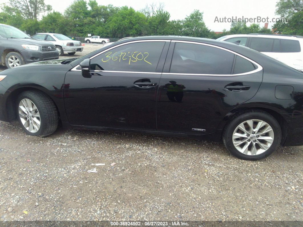 2013 Lexus Es 300h Hybrid Black vin: JTHBW1GG5D2027283