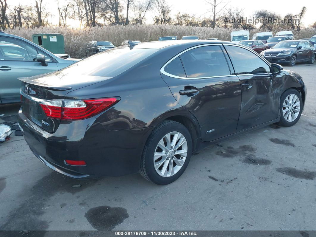 2013 Lexus Es 300h Black vin: JTHBW1GG5D2038607