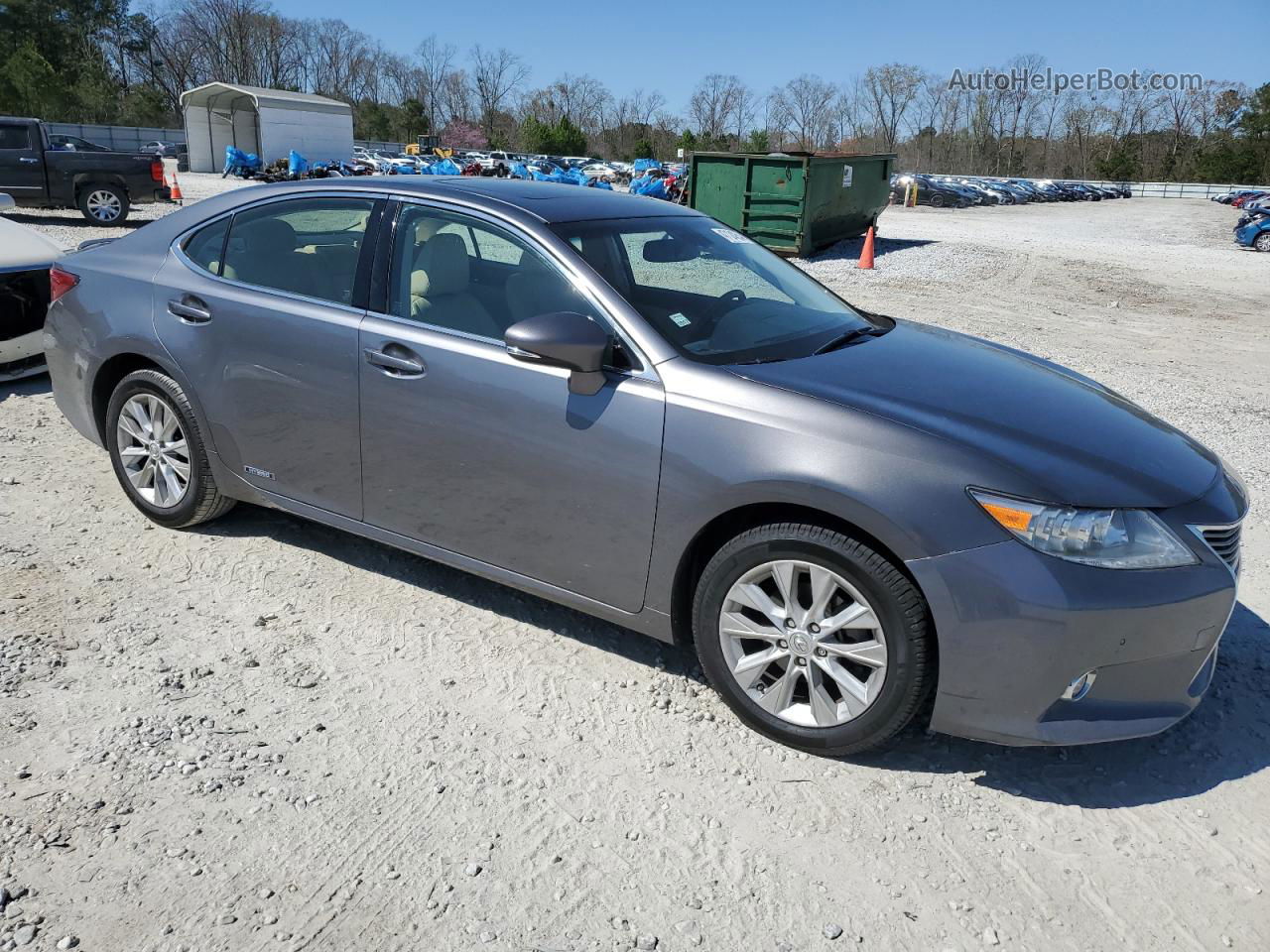 2014 Lexus Es 300h Серебряный vin: JTHBW1GG5E2043064