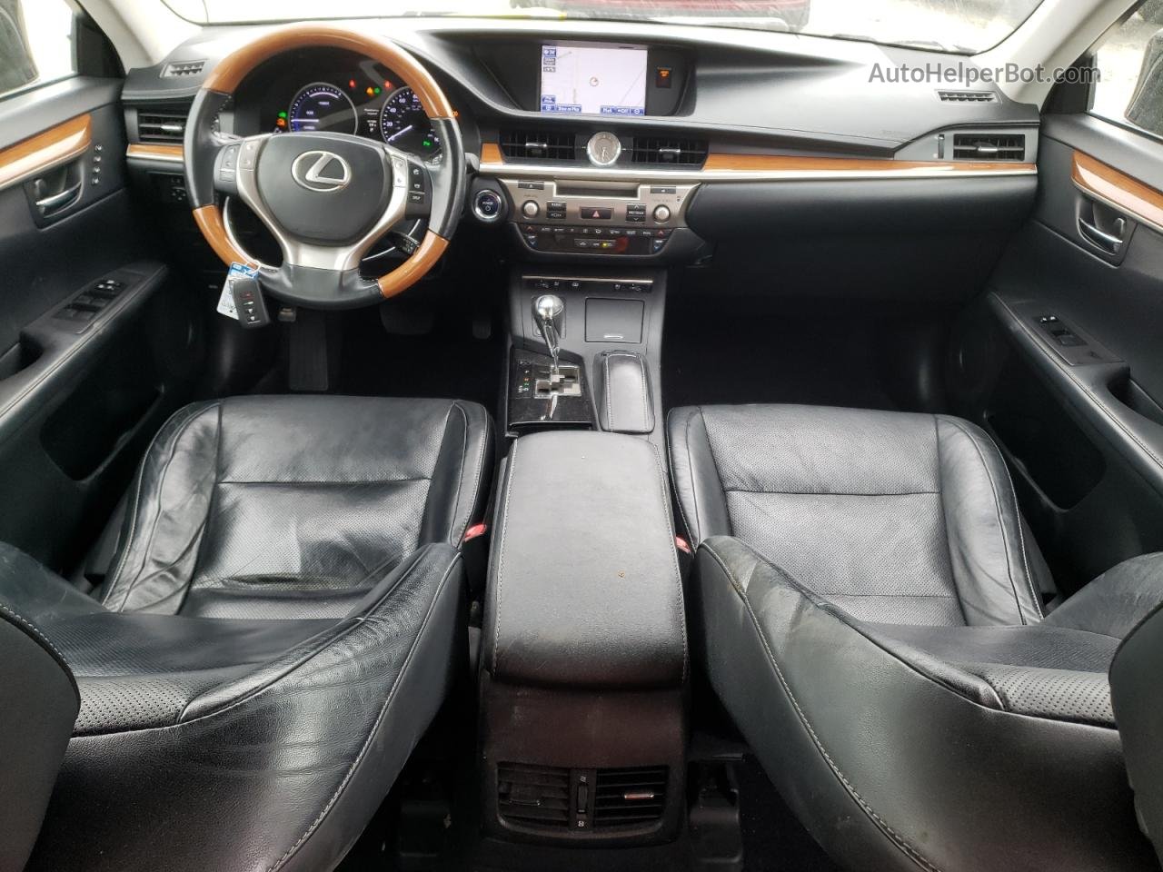 2014 Lexus Es 300h Черный vin: JTHBW1GG5E2048054