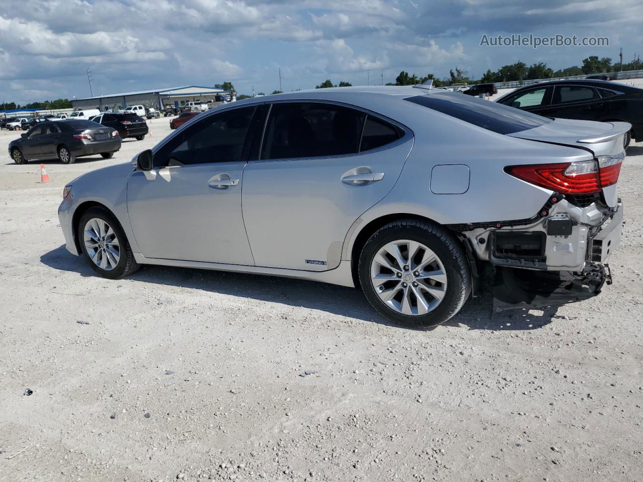 2014 Lexus Es 300h Silver vin: JTHBW1GG5E2051956