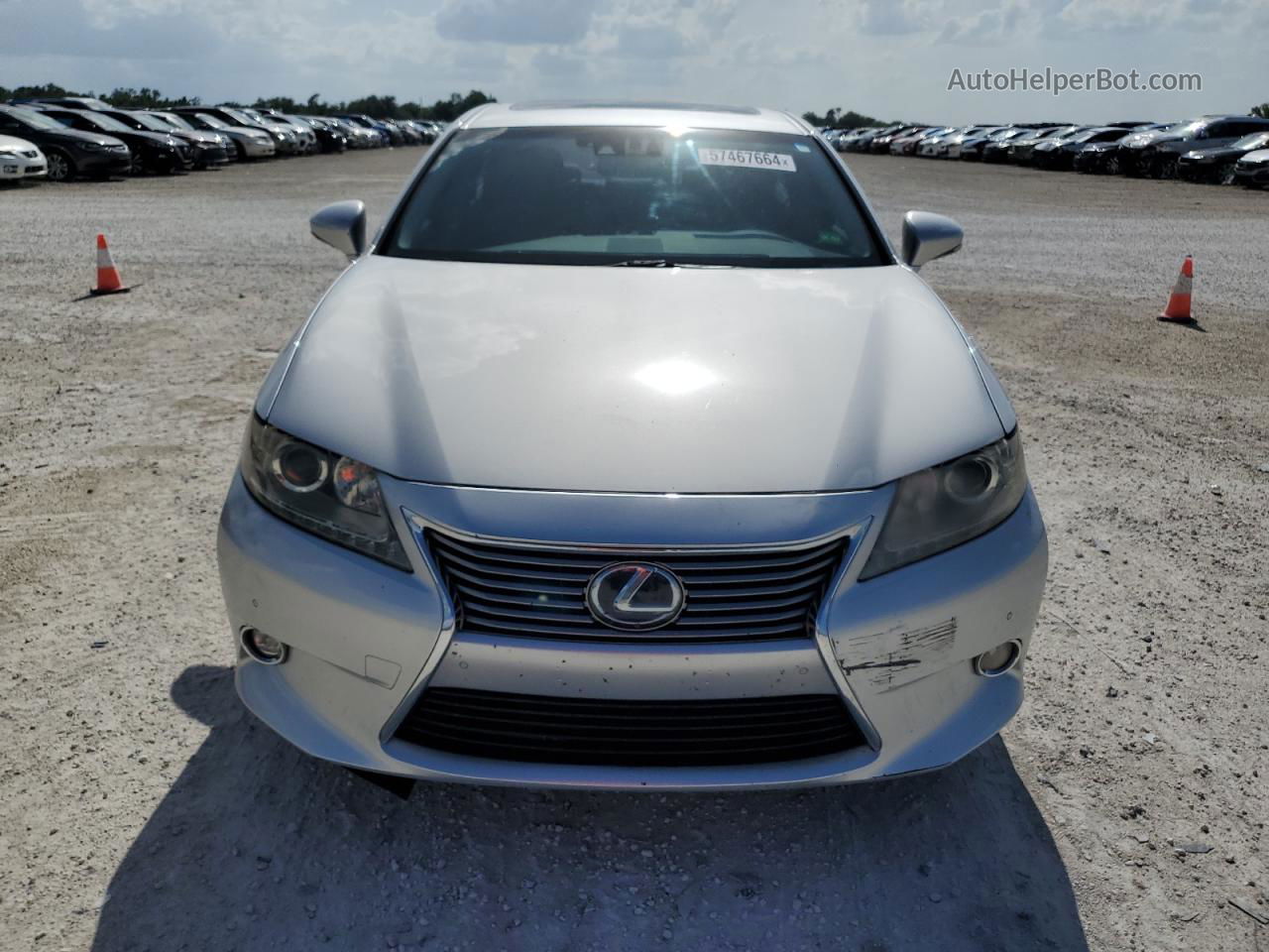 2014 Lexus Es 300h Silver vin: JTHBW1GG5E2051956