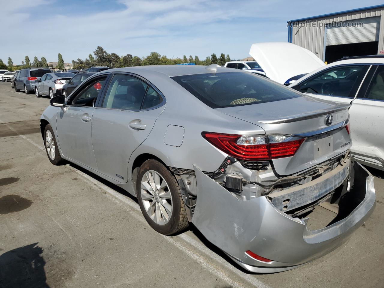 2015 Lexus Es 300h Silver vin: JTHBW1GG5F2084179