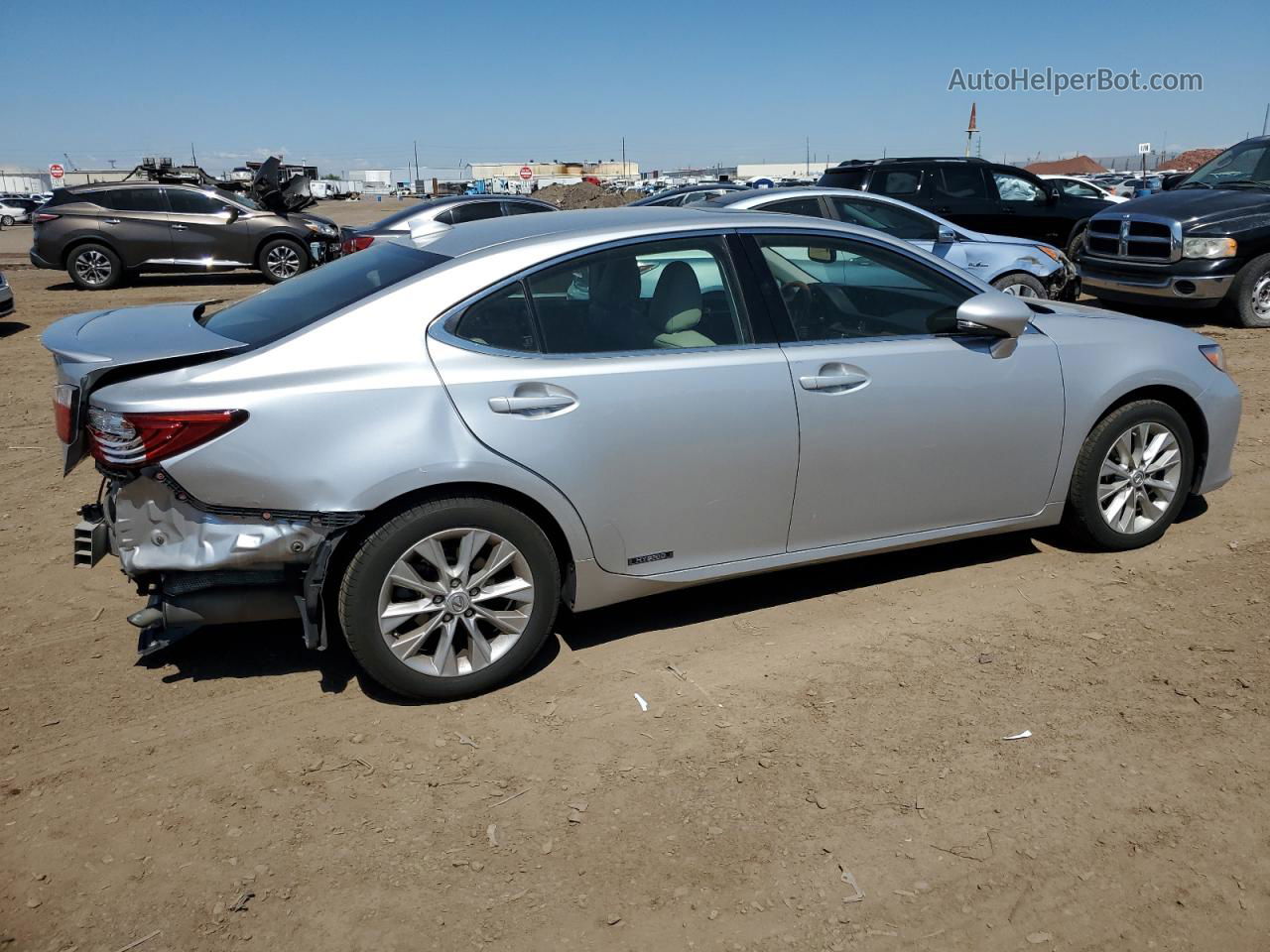 2015 Lexus Es 300h Silver vin: JTHBW1GG5F2086112