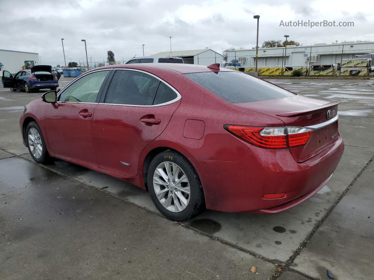 2015 Lexus Es 300h Red vin: JTHBW1GG5F2090449