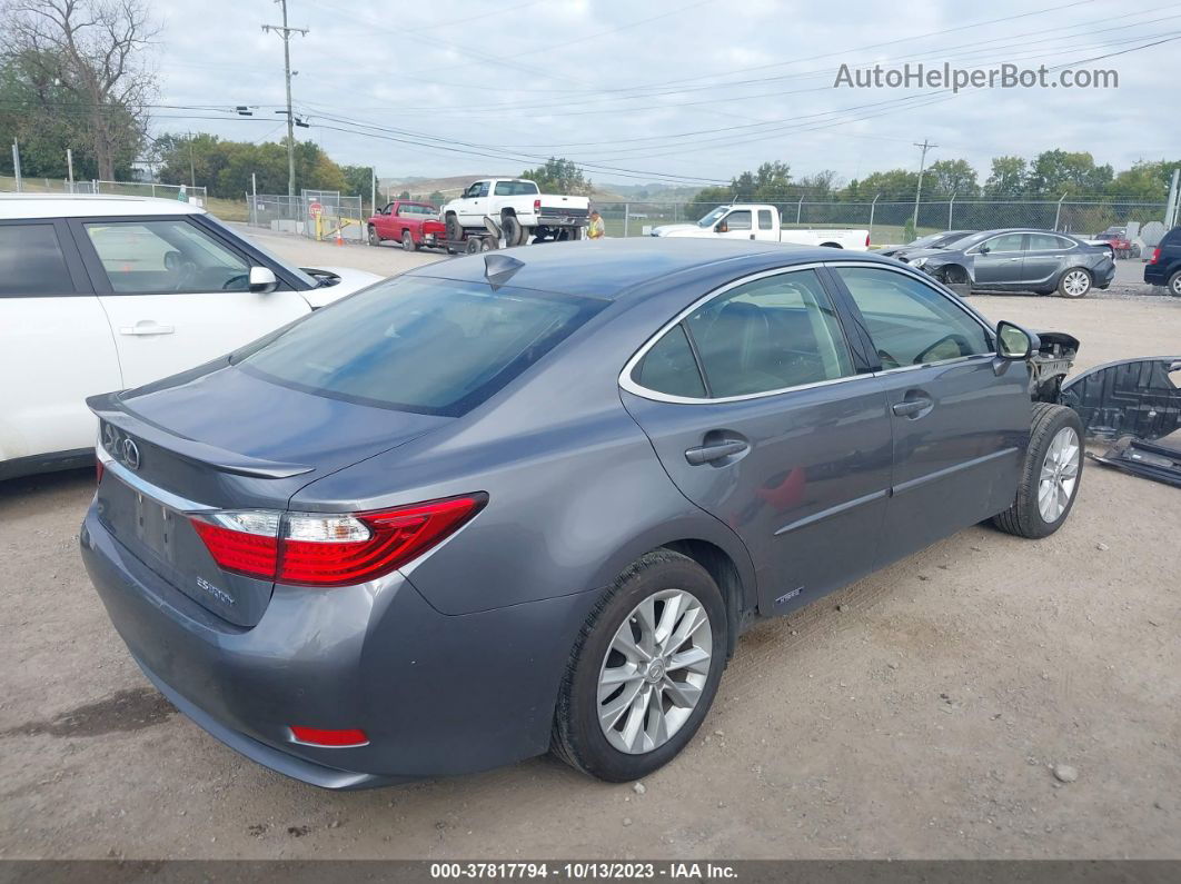 2015 Lexus Es 300h Hybrid Gray vin: JTHBW1GG5F2092072