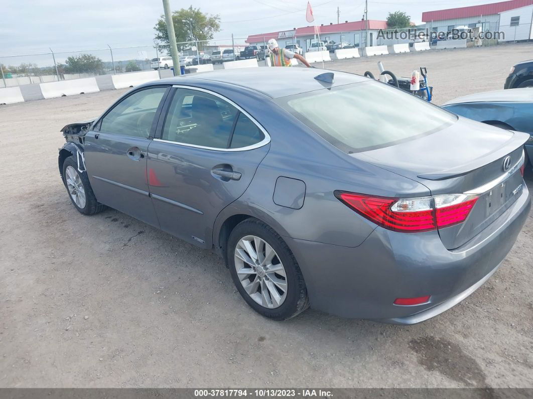 2015 Lexus Es 300h Hybrid Gray vin: JTHBW1GG5F2092072