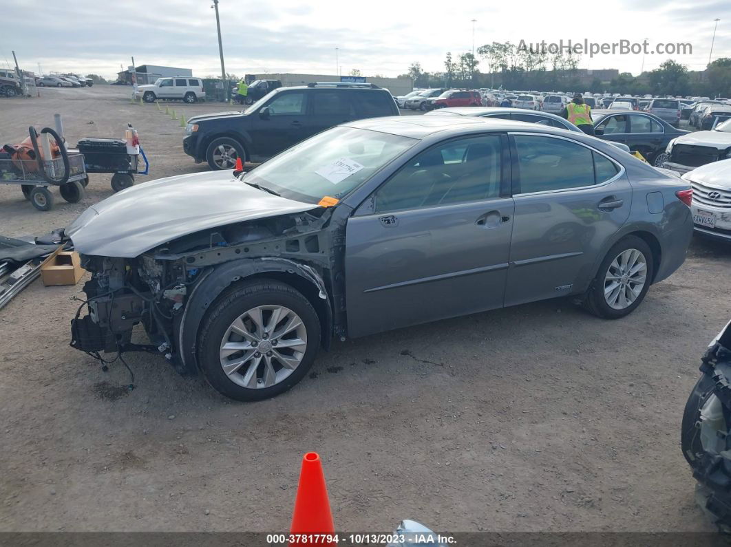 2015 Lexus Es 300h Hybrid Gray vin: JTHBW1GG5F2092072