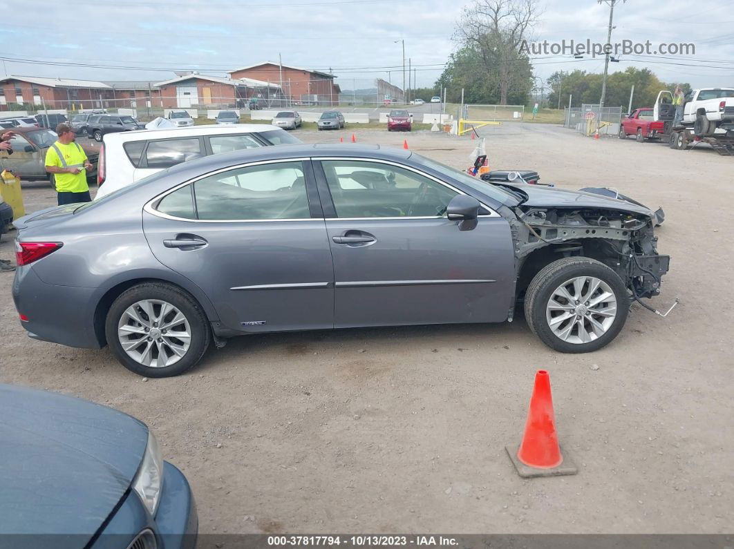 2015 Lexus Es 300h Hybrid Gray vin: JTHBW1GG5F2092072