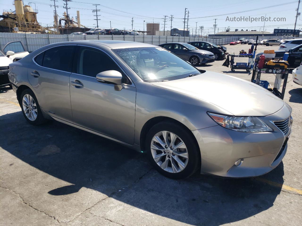 2015 Lexus Es 300h Gray vin: JTHBW1GG5F2094582