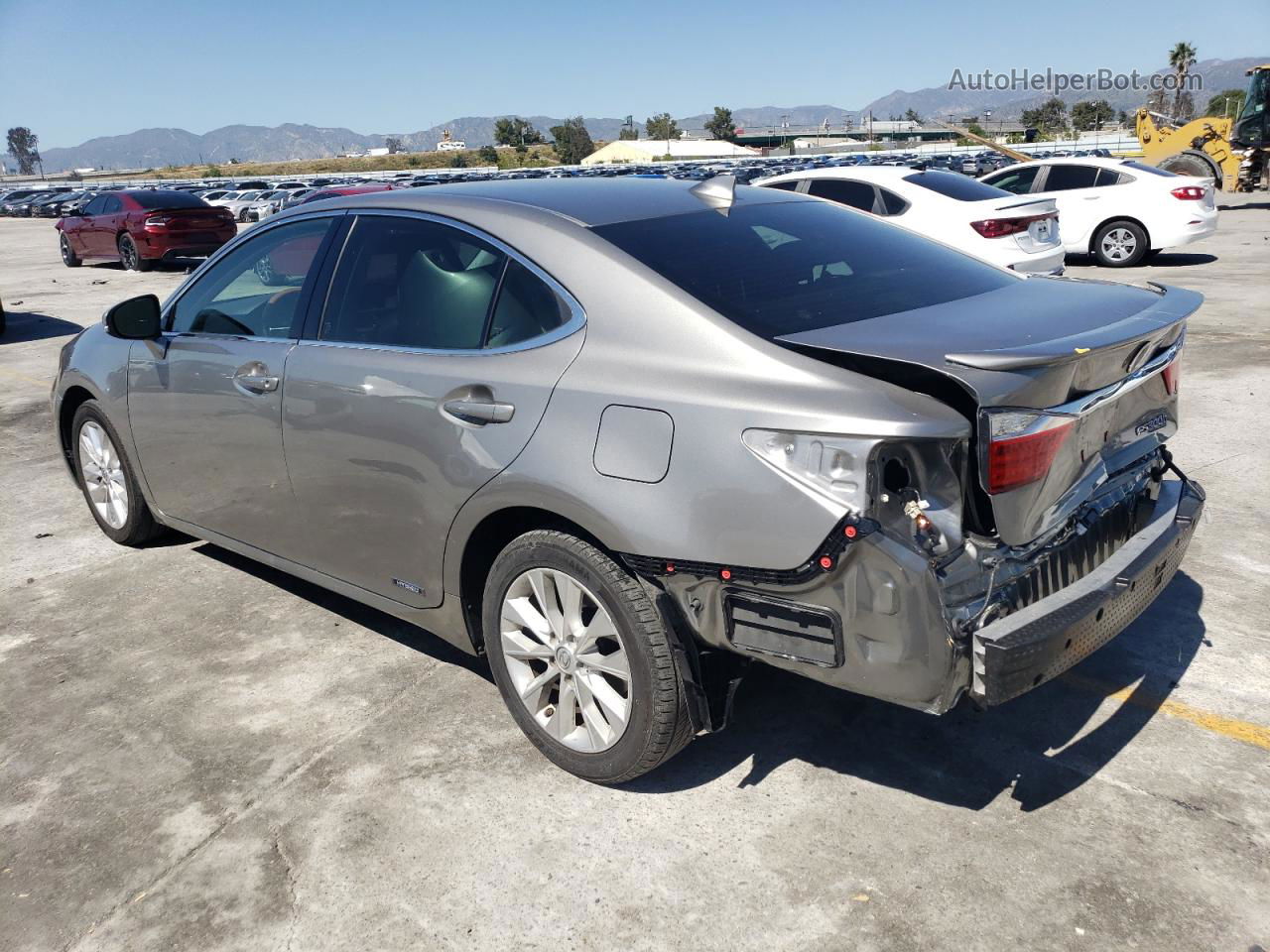 2015 Lexus Es 300h Gray vin: JTHBW1GG5F2094582