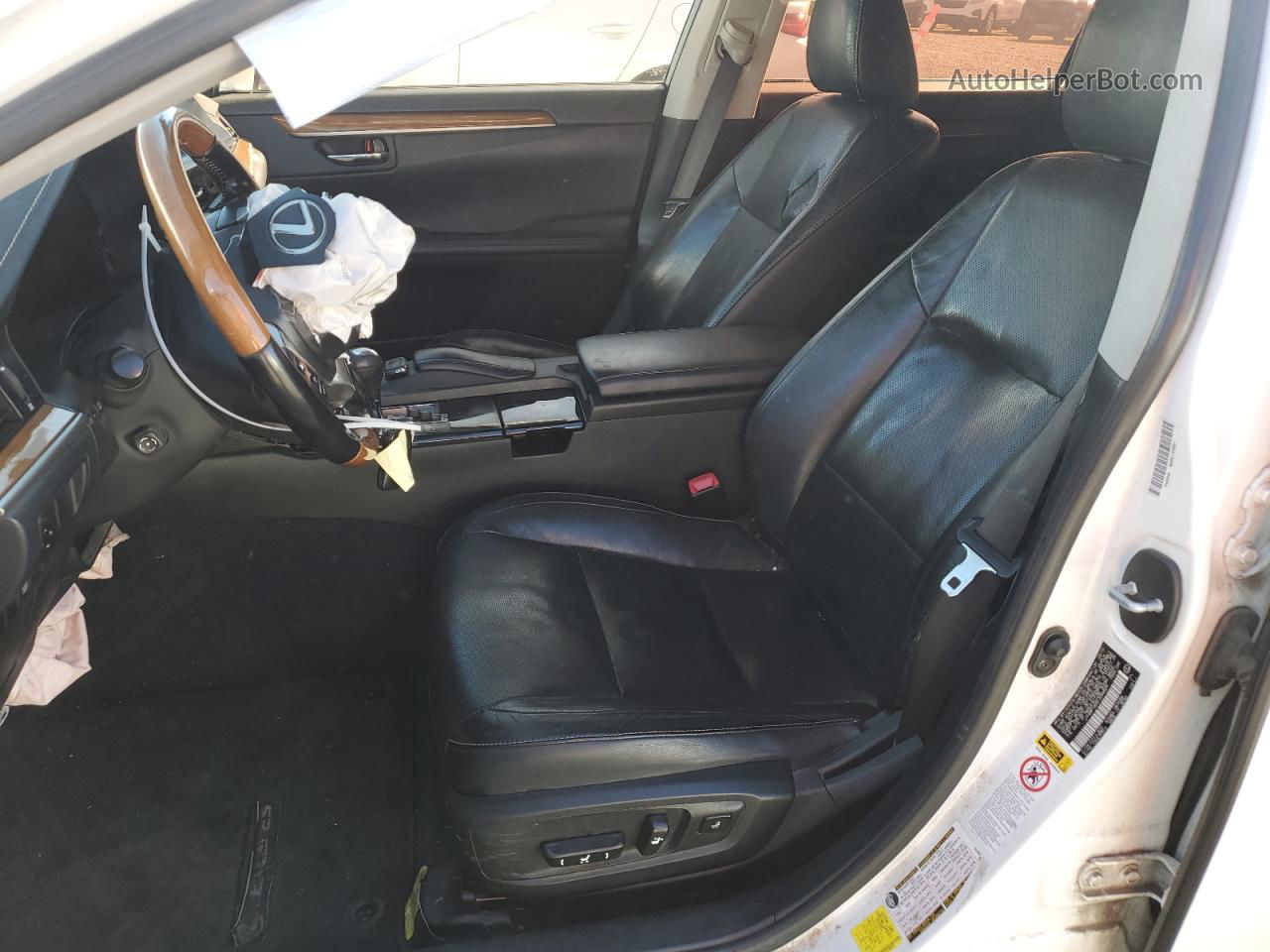 2015 Lexus Es 300h White vin: JTHBW1GG5F2094839