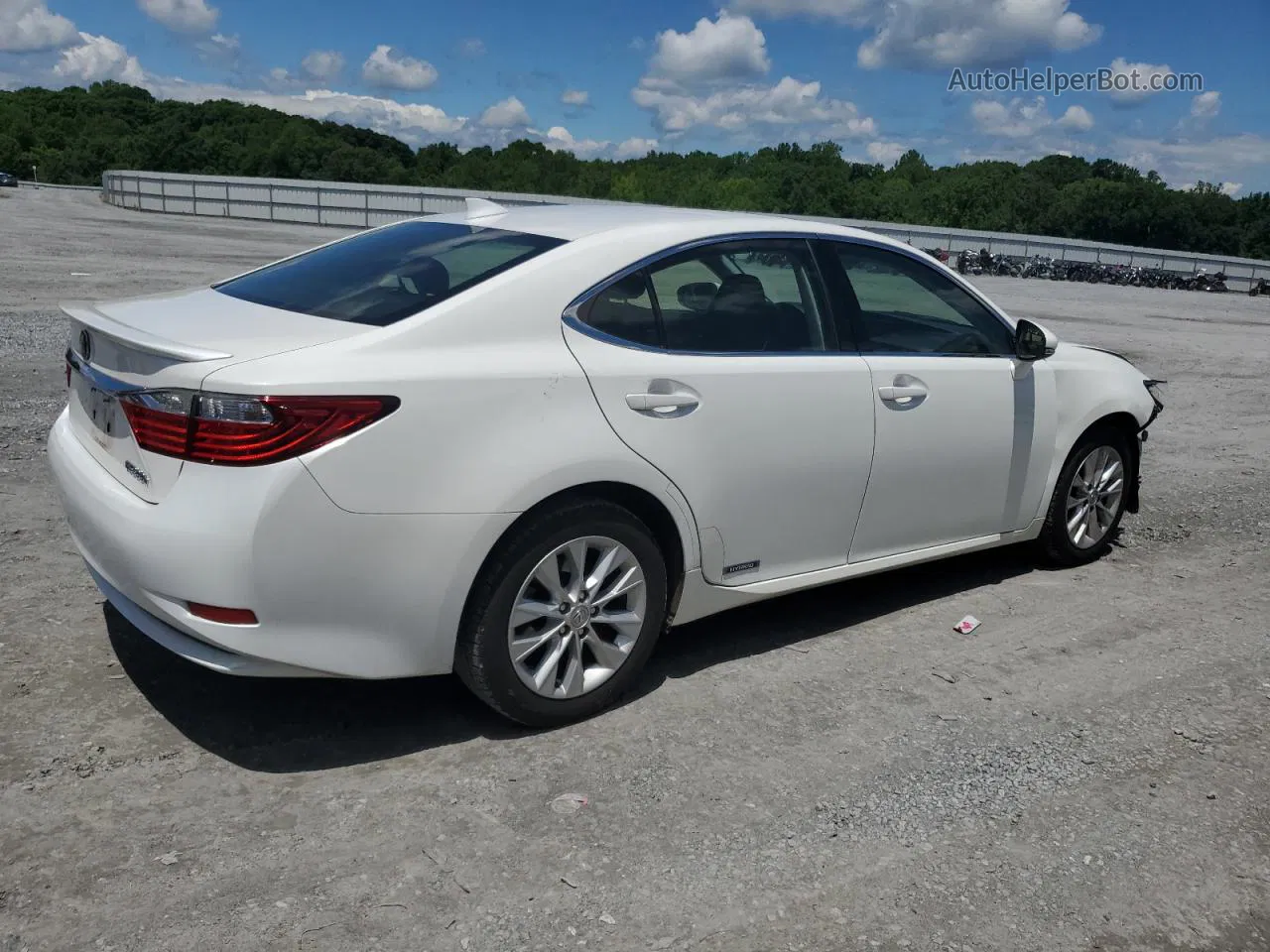 2015 Lexus Es 300h Белый vin: JTHBW1GG5F2100722