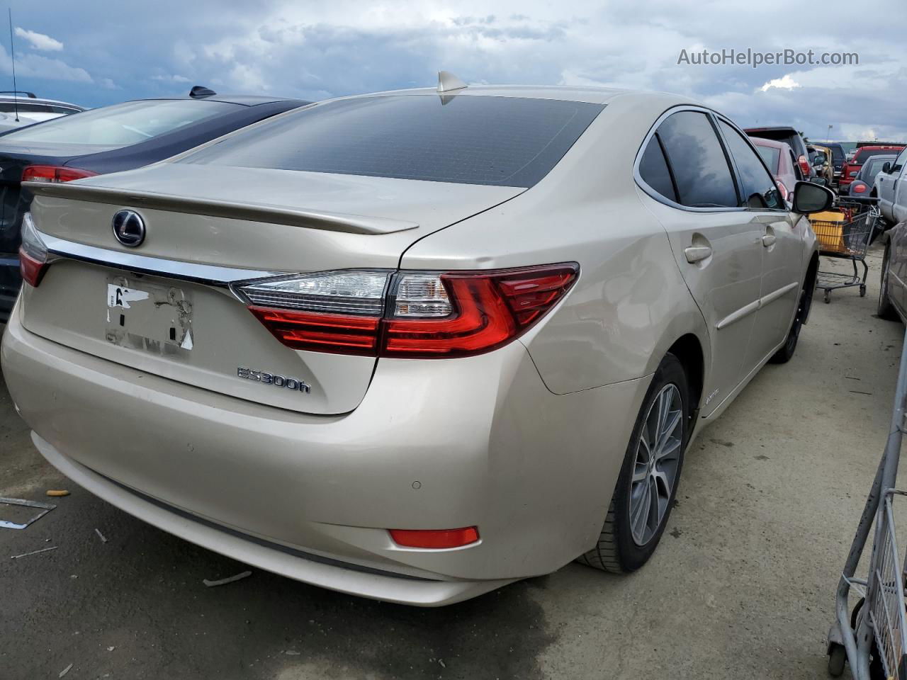 2016 Lexus Es 300h Beige vin: JTHBW1GG5G2131678