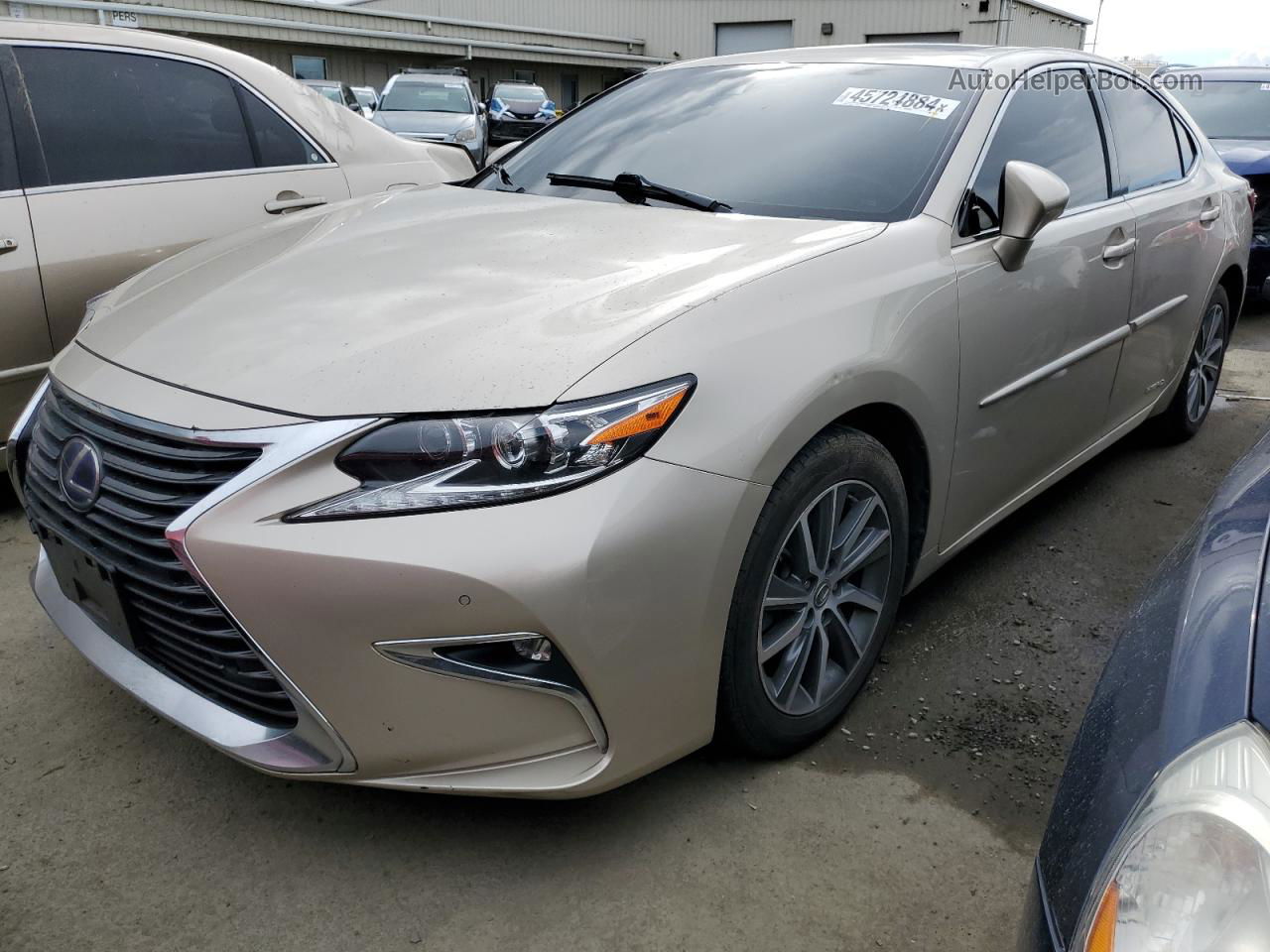 2016 Lexus Es 300h Beige vin: JTHBW1GG5G2131678