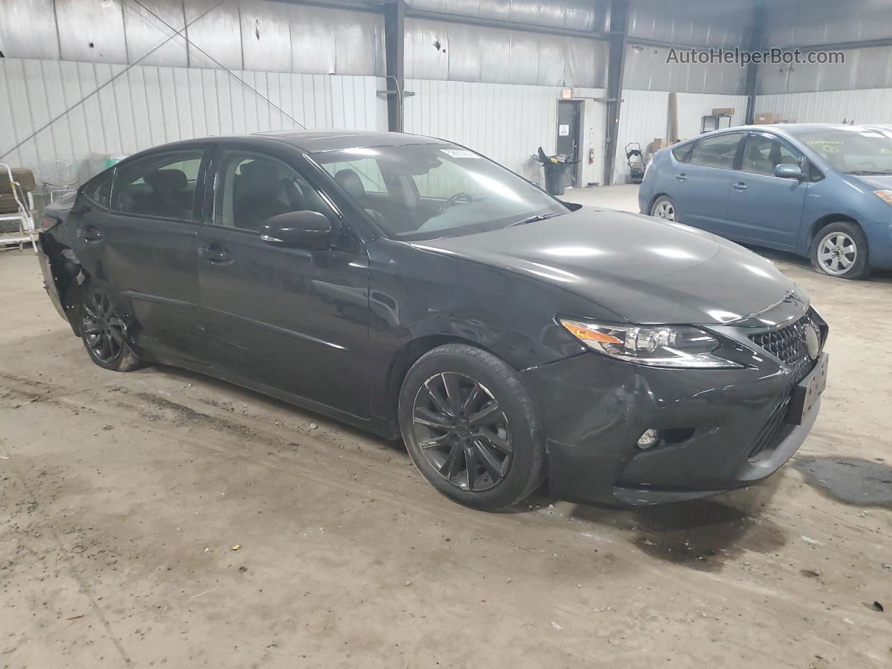 2018 Lexus Es 300h Black vin: JTHBW1GG5J2170410