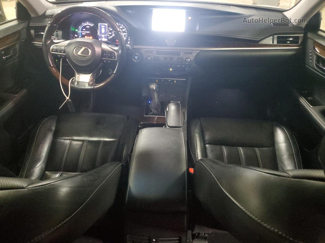 2018 Lexus Es 300h Black vin: JTHBW1GG5J2170410