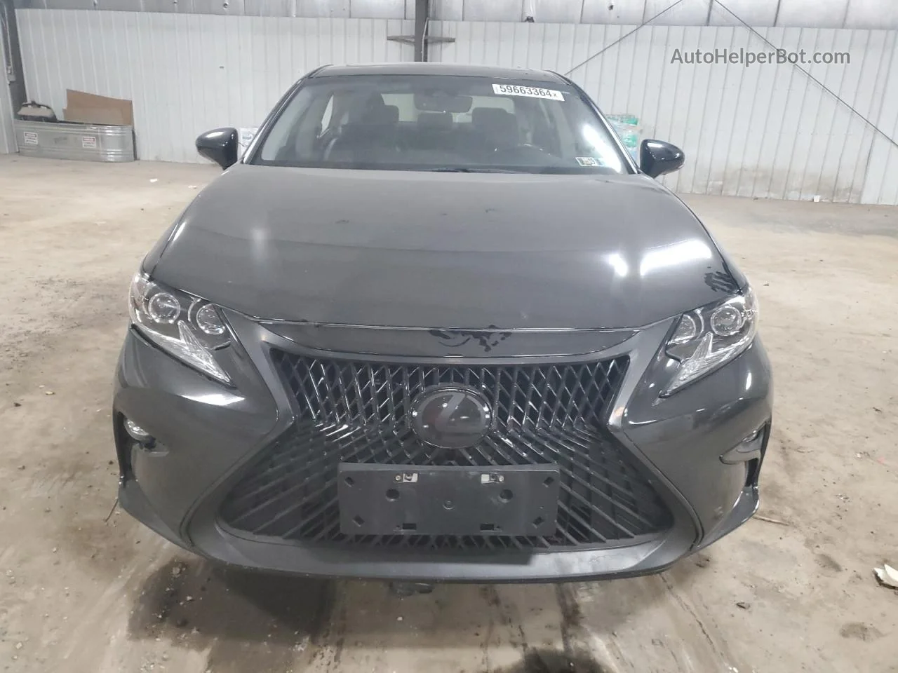 2018 Lexus Es 300h Черный vin: JTHBW1GG5J2170410