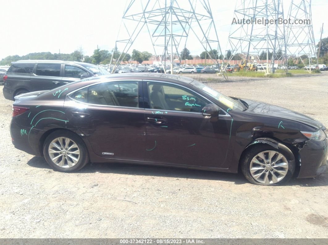 2013 Lexus Es 300h Hybrid Brown vin: JTHBW1GG6D2010170