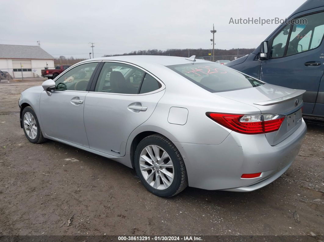 2013 Lexus Es 300h   Серебряный vin: JTHBW1GG6D2024764