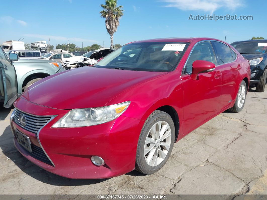 2013 Lexus Es 300h Red vin: JTHBW1GG6D2035151