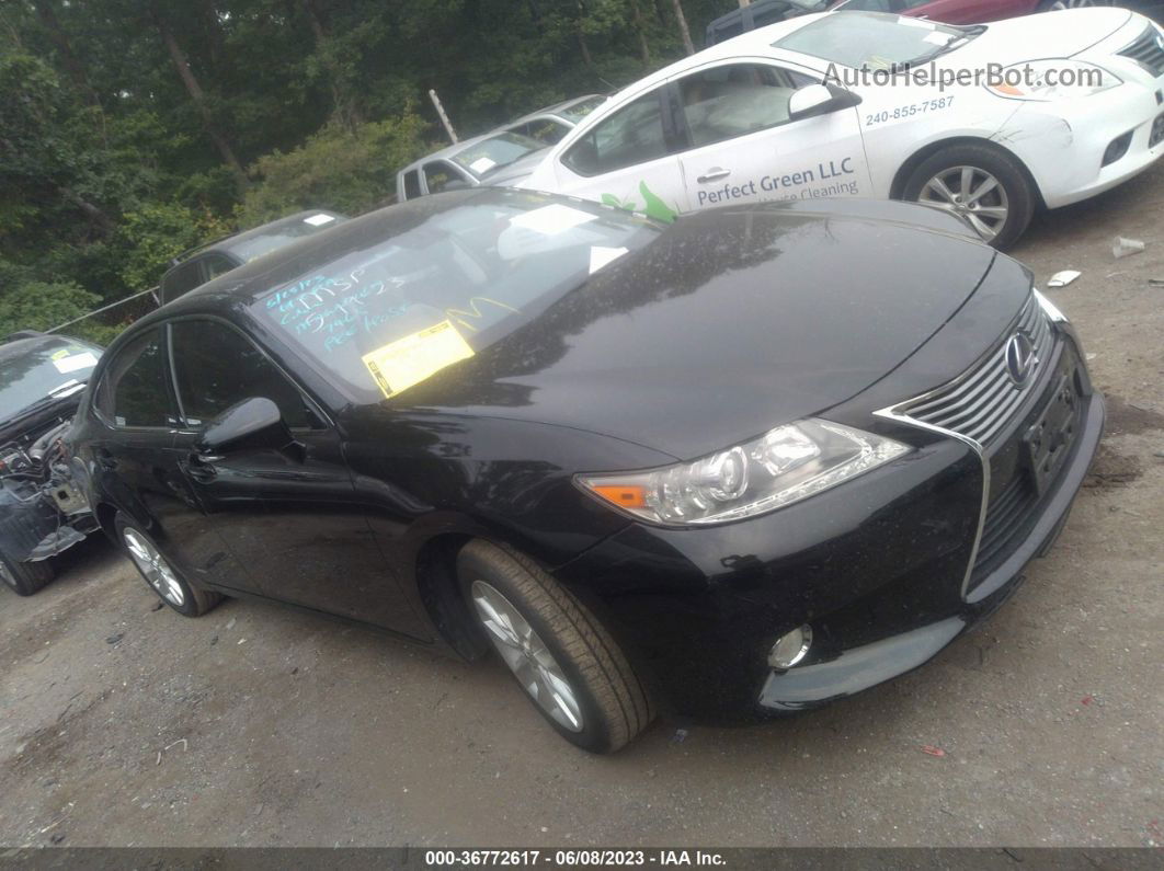 2013 Lexus Es 300h Hybrid Black vin: JTHBW1GG6D2038650