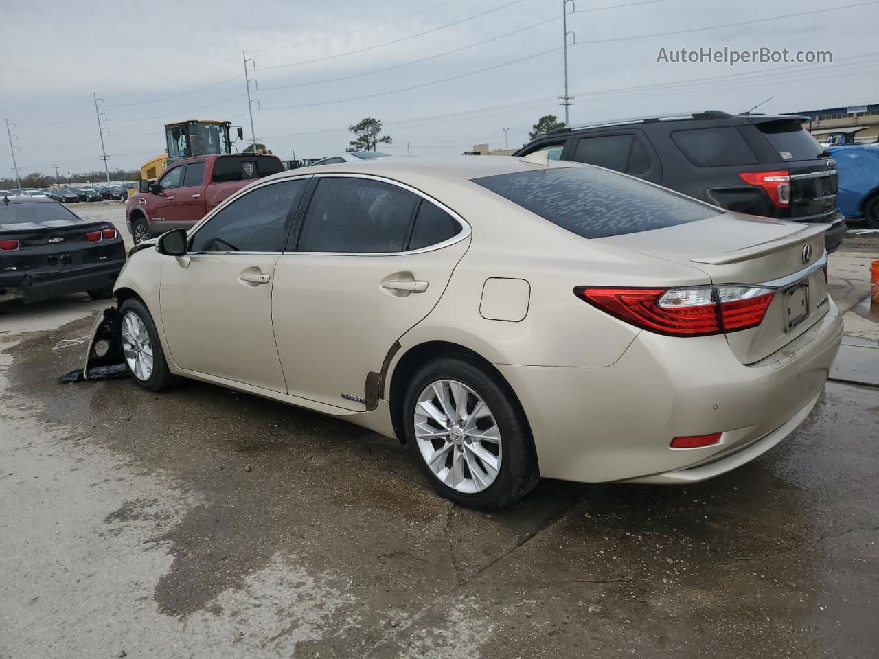 2015 Lexus Es 300h Бежевый vin: JTHBW1GG6F2081954