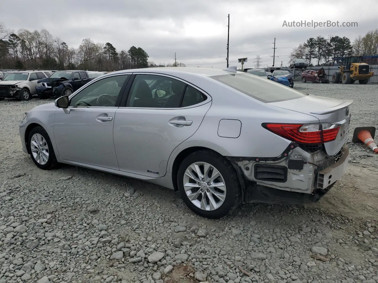 2015 Lexus Es 300h Silver vin: JTHBW1GG6F2087379