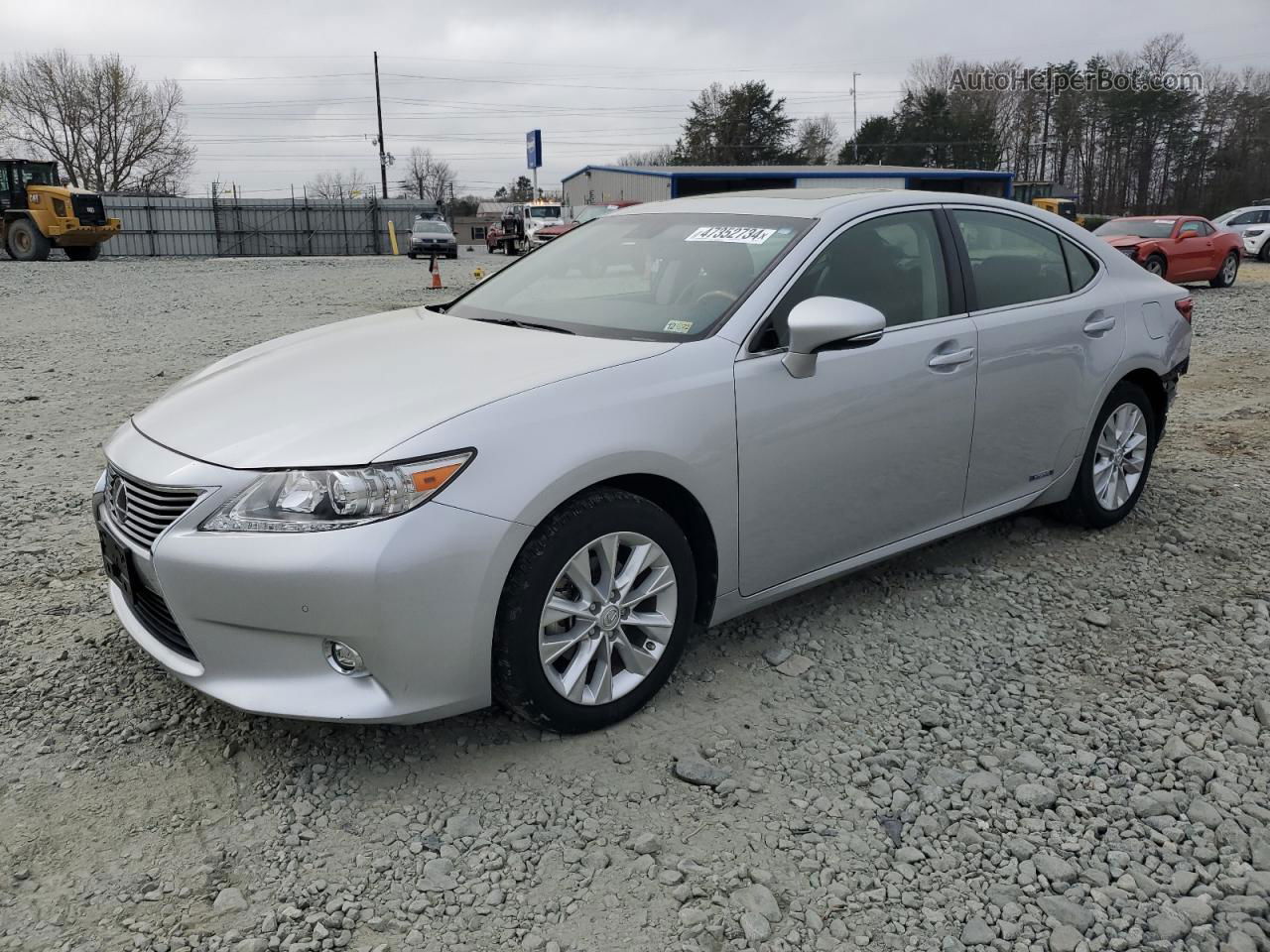 2015 Lexus Es 300h Silver vin: JTHBW1GG6F2087379