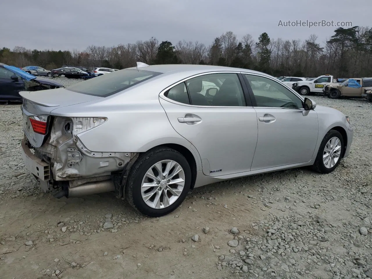 2015 Lexus Es 300h Silver vin: JTHBW1GG6F2087379