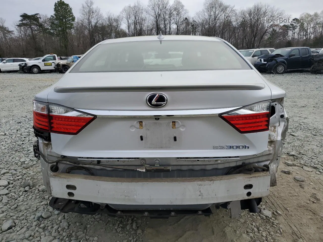 2015 Lexus Es 300h Silver vin: JTHBW1GG6F2087379